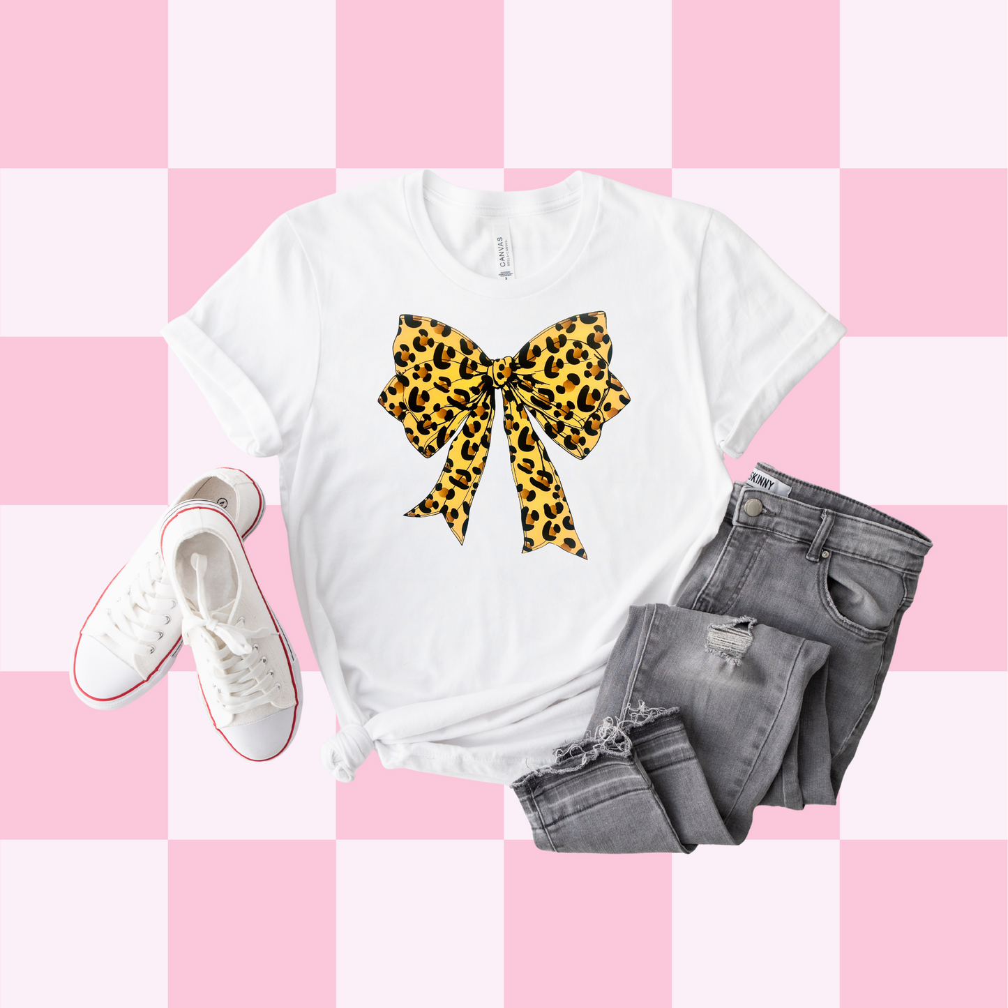 Leopard Bow Tee