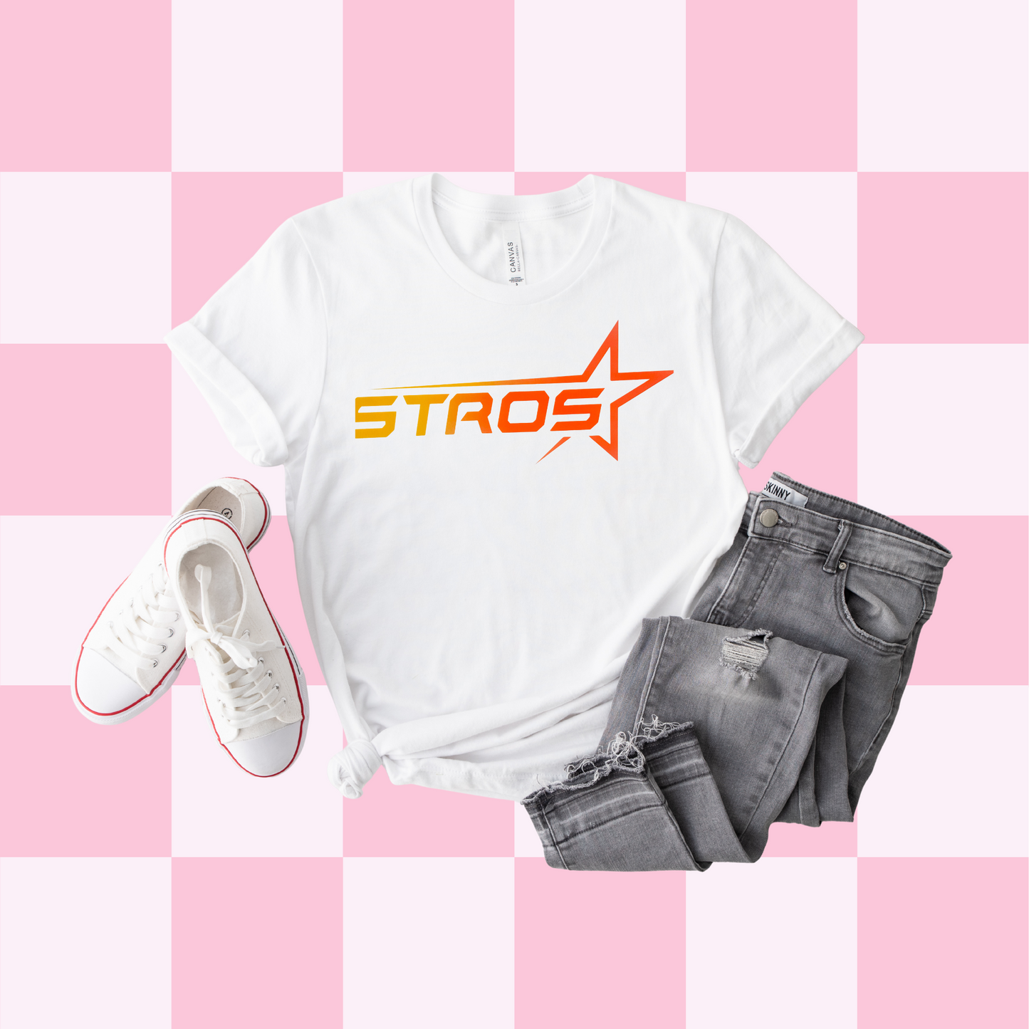 Astros Ombré Star Logo Tee