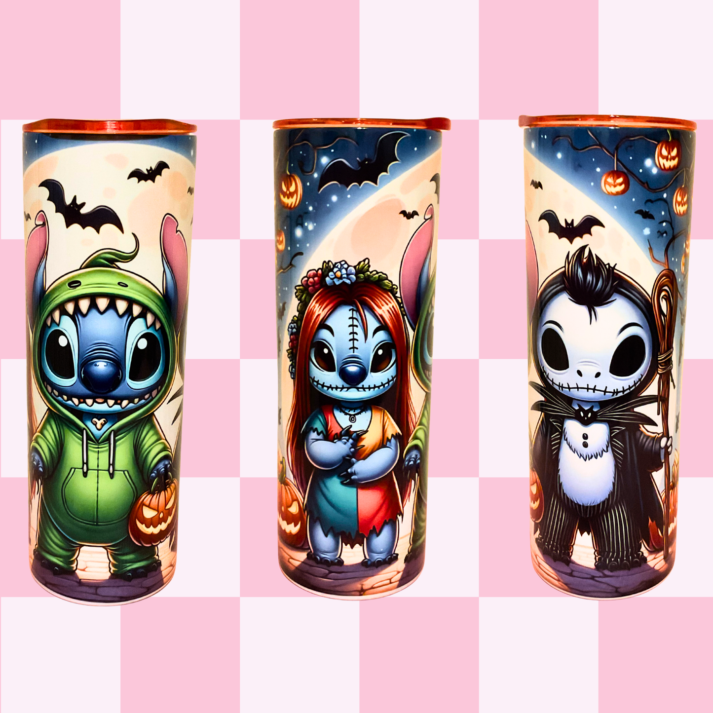 Blue Alien & Friends Tumbler