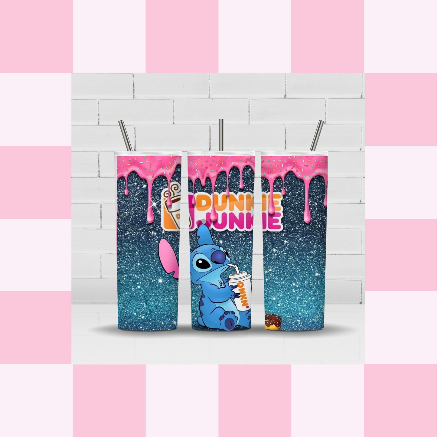 Dunkie Junkie Alien Drip Tumbler