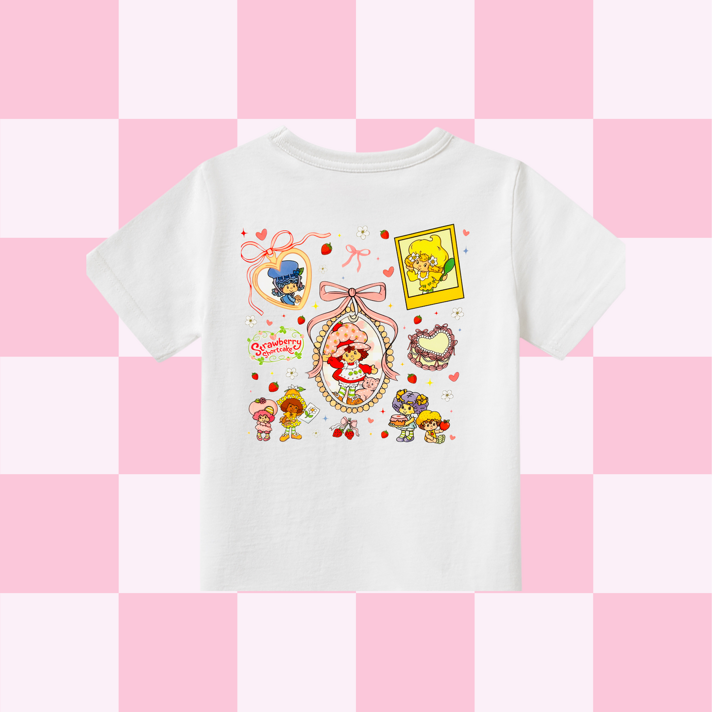 Kids - Strawberry S/Cake Characters Tee