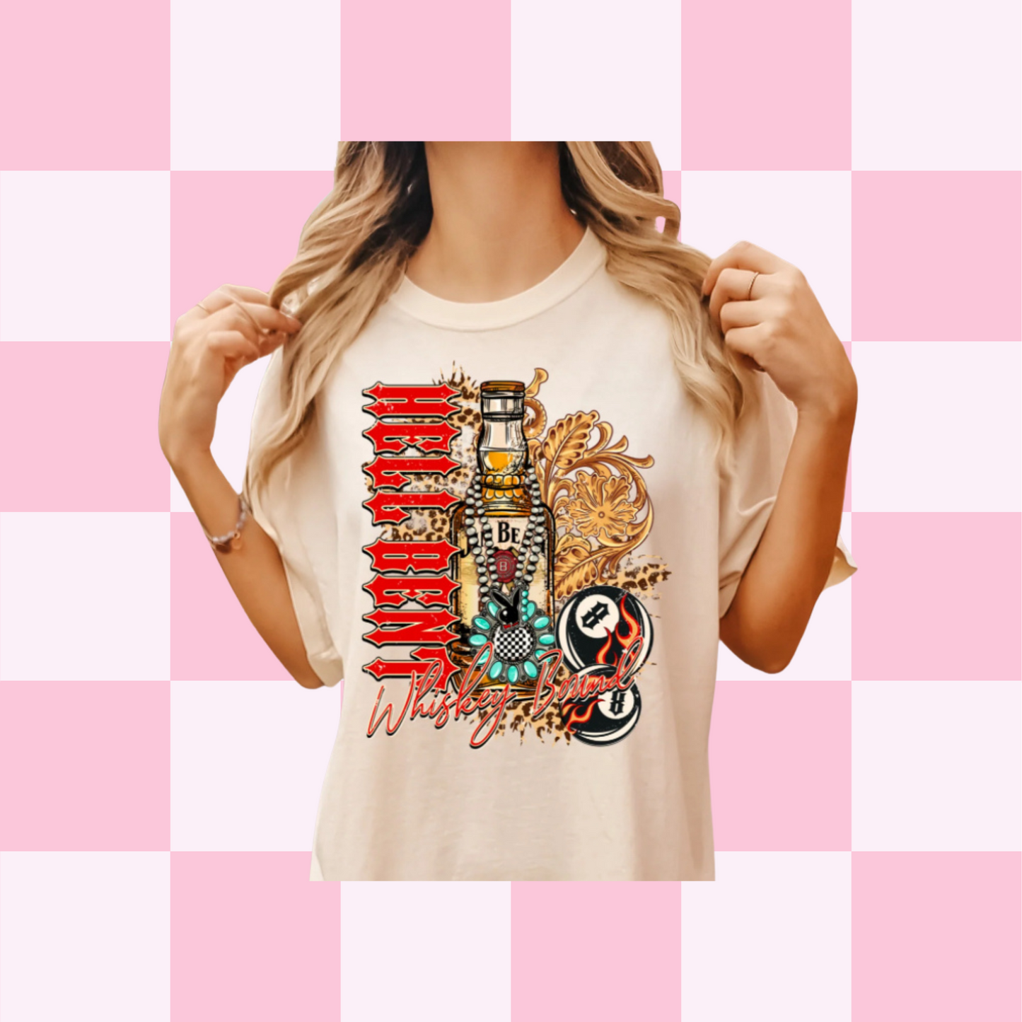 Hell Bent Whiskey Bound Tee