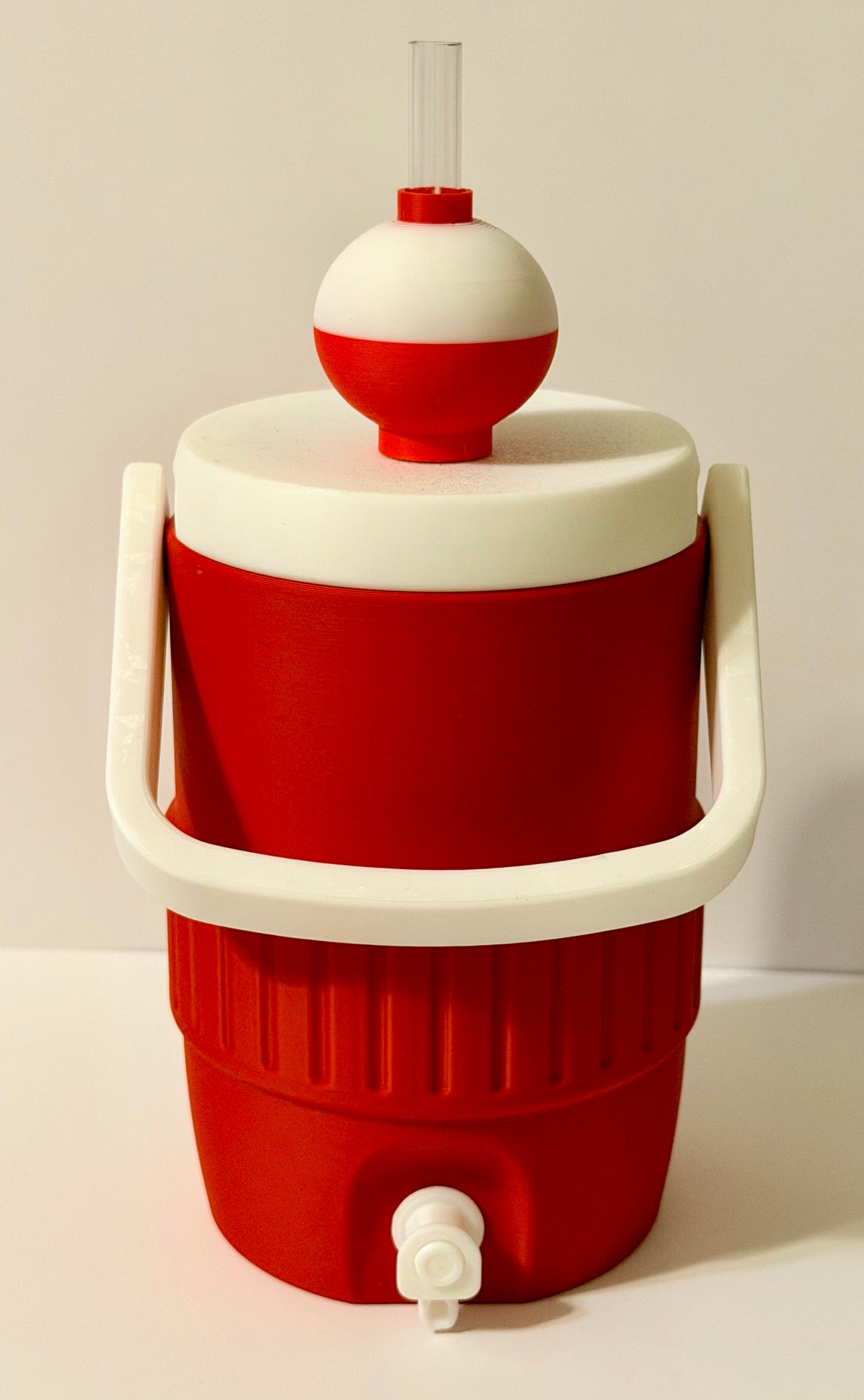 Can Cooler - Red & White