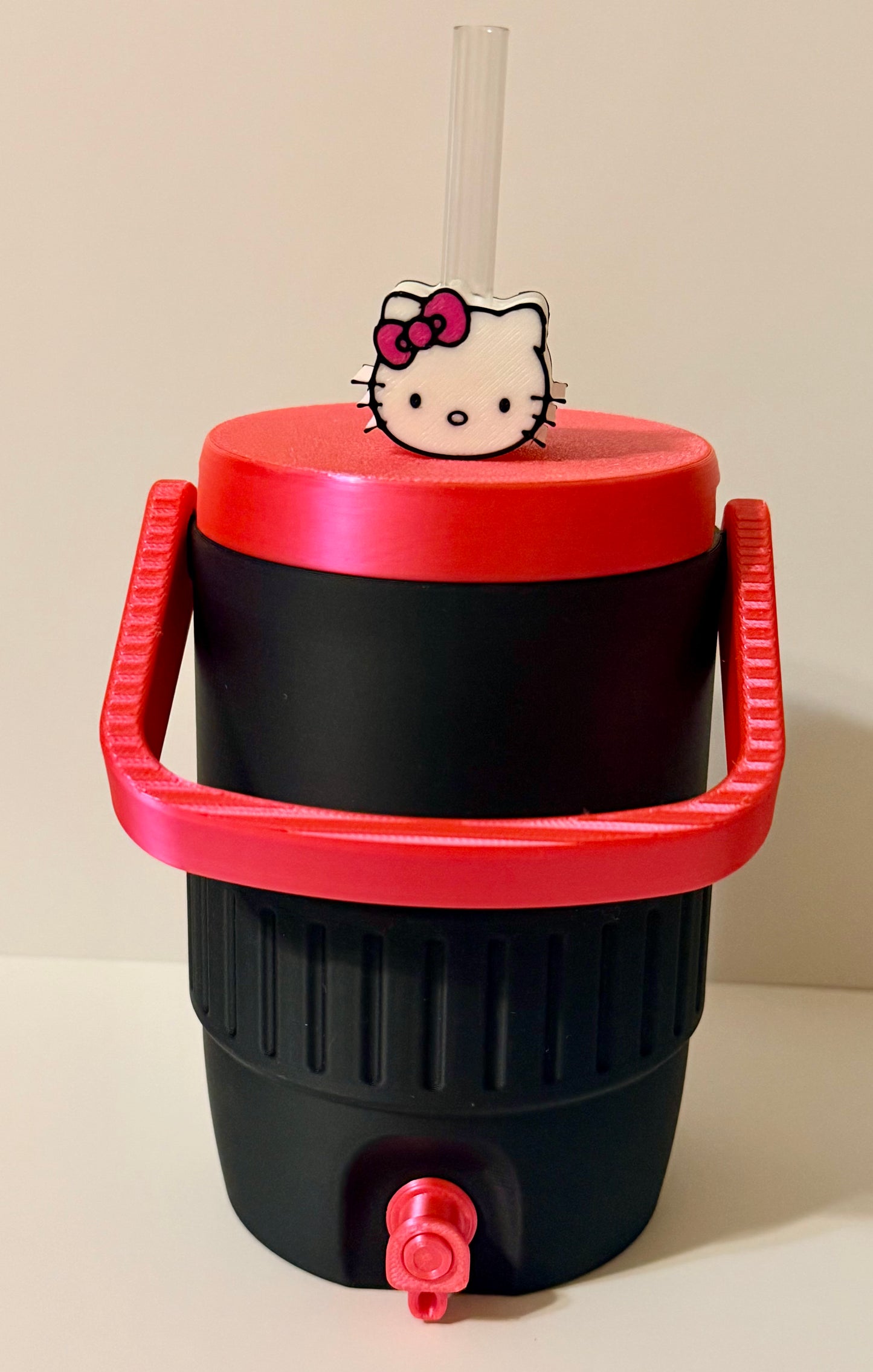 Can Cooler - Black & Hot Pink