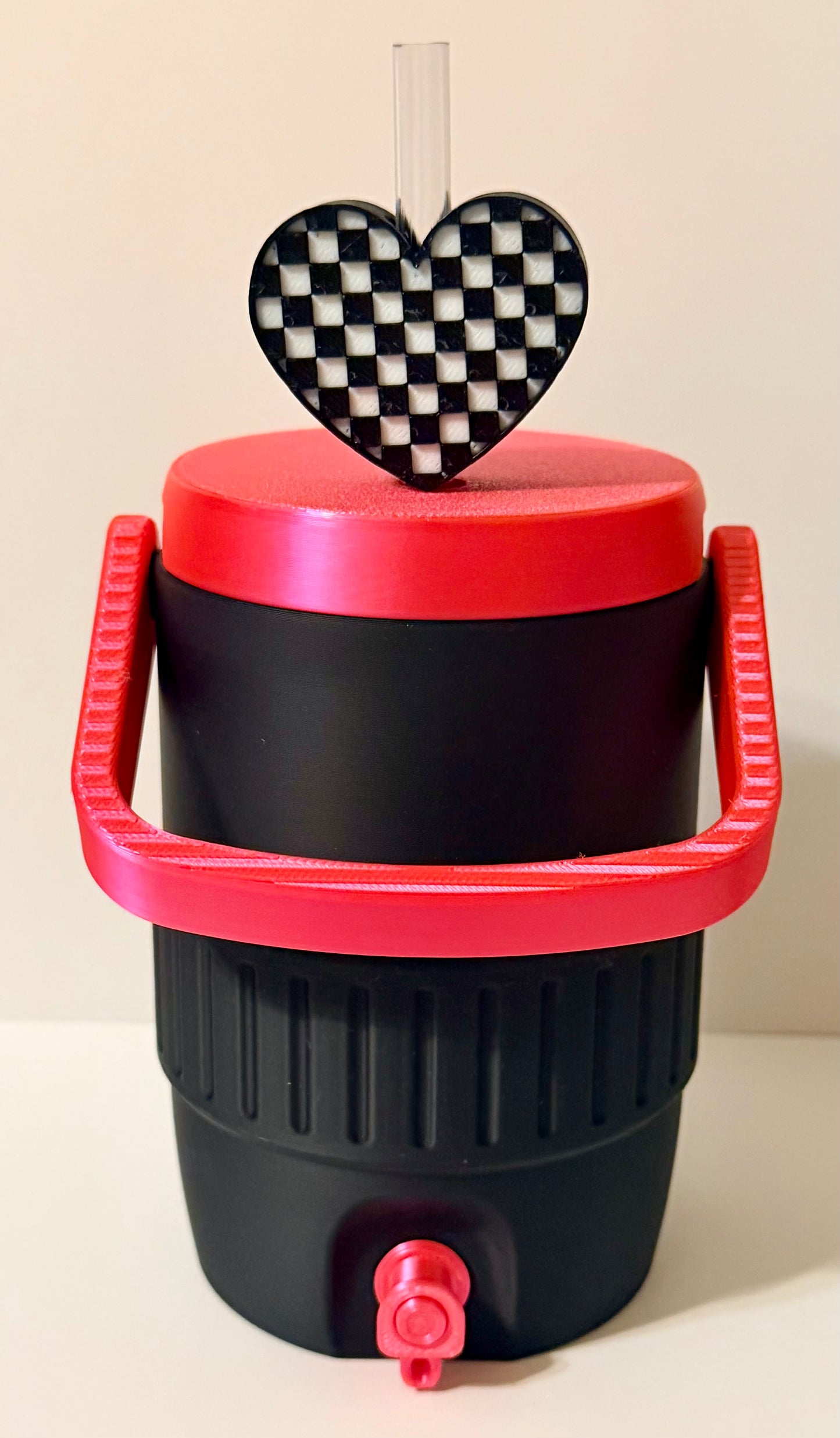 Can Cooler - Black & Hot Pink