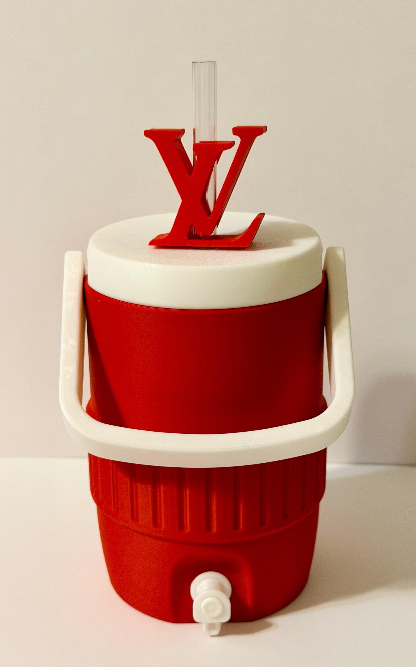 Can Cooler - Red & White