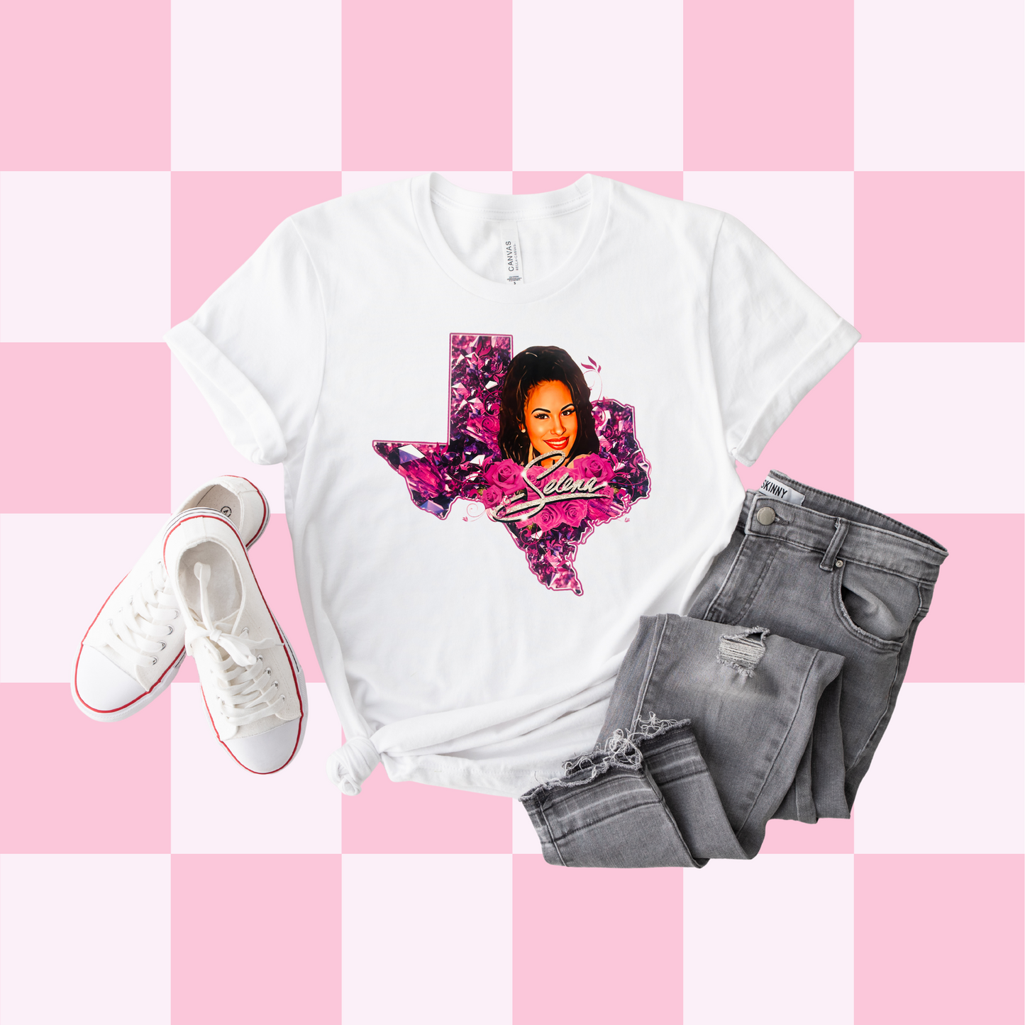 Music - Selena Purple Texas Tee