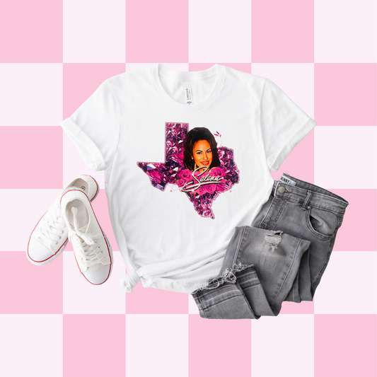 Music - Selena Purple Texas Tee