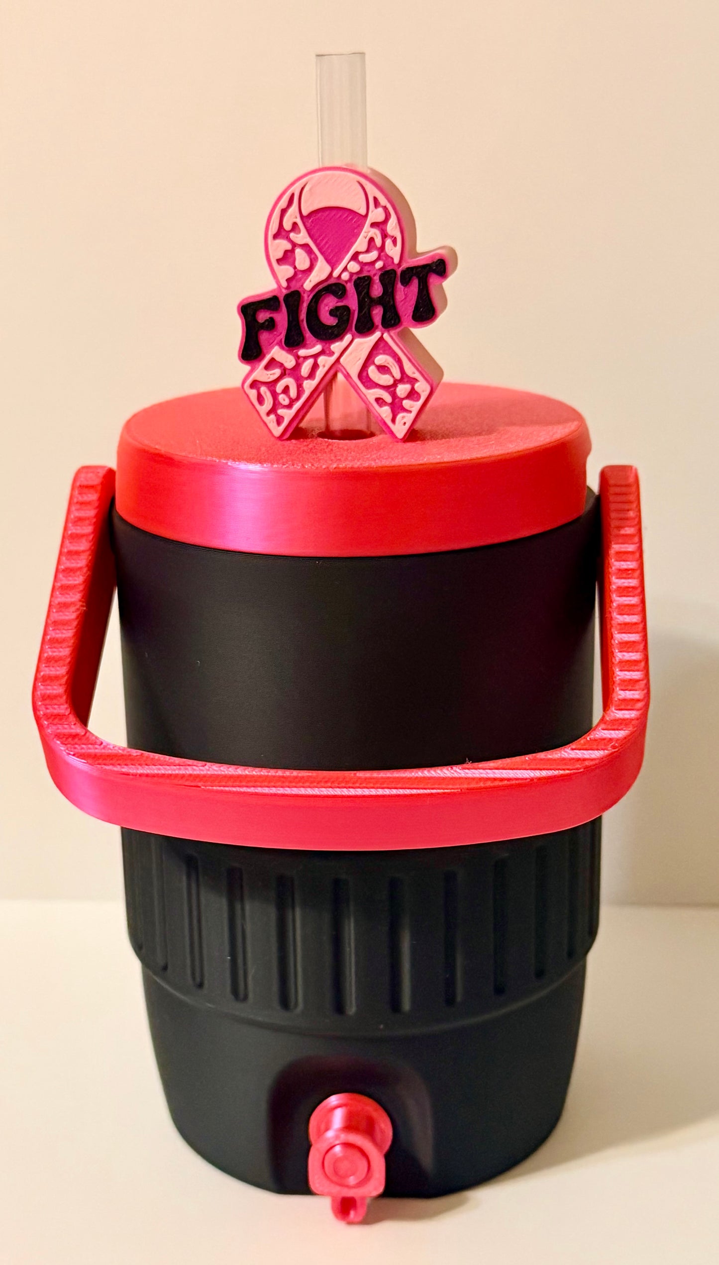 Can Cooler - Black & Hot Pink
