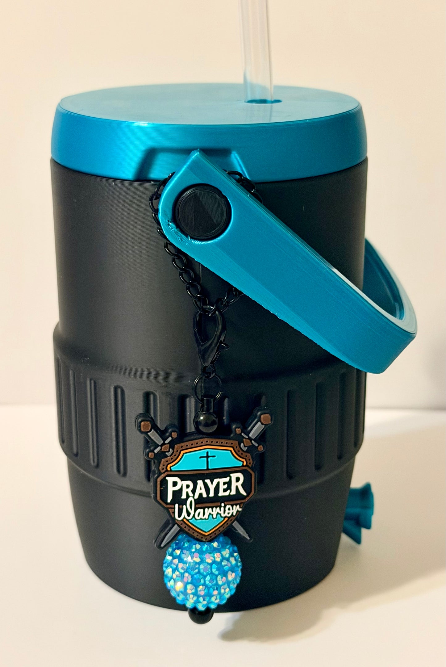 Can Cooler - Black & Teal