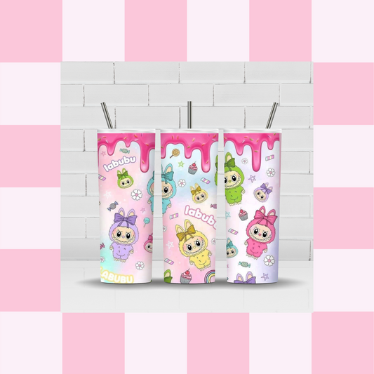 Monsters Variety Pink Drip Tumbler