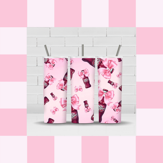 DP Pink Bow Tumbler