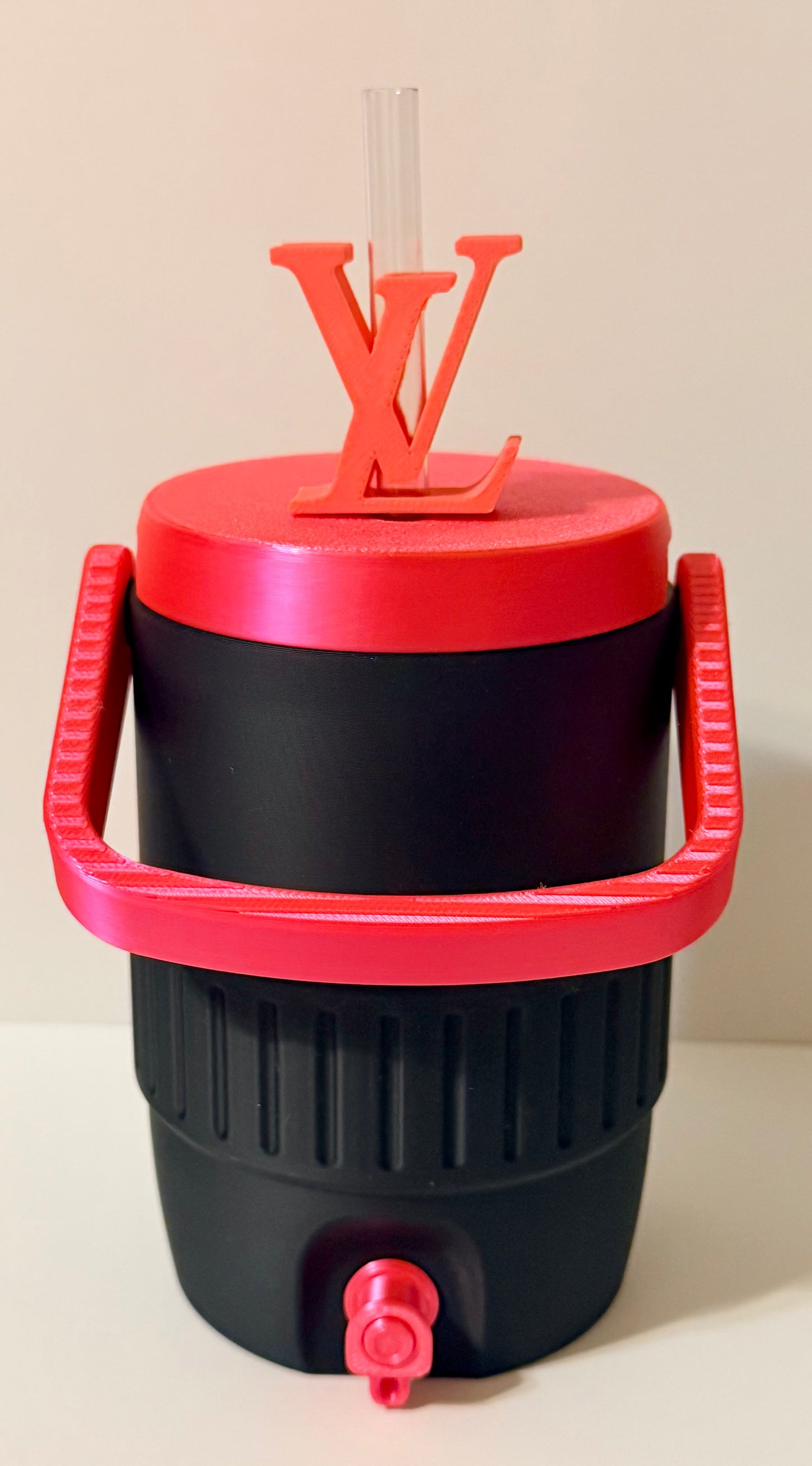Can Cooler - Black & Hot Pink