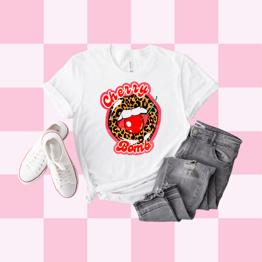 Cherry Bomb Lips Tee