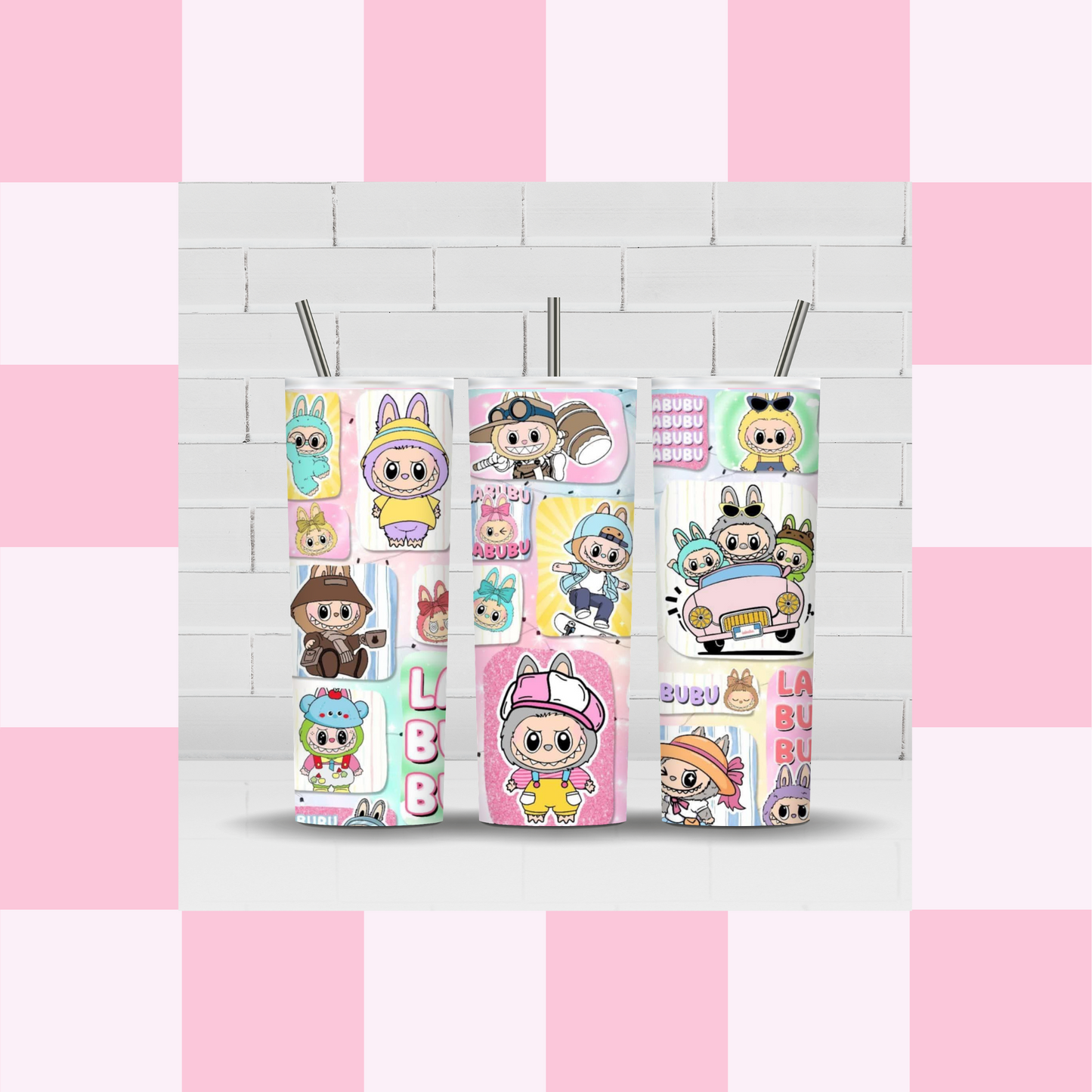 Monsters Characters Car Tumbler