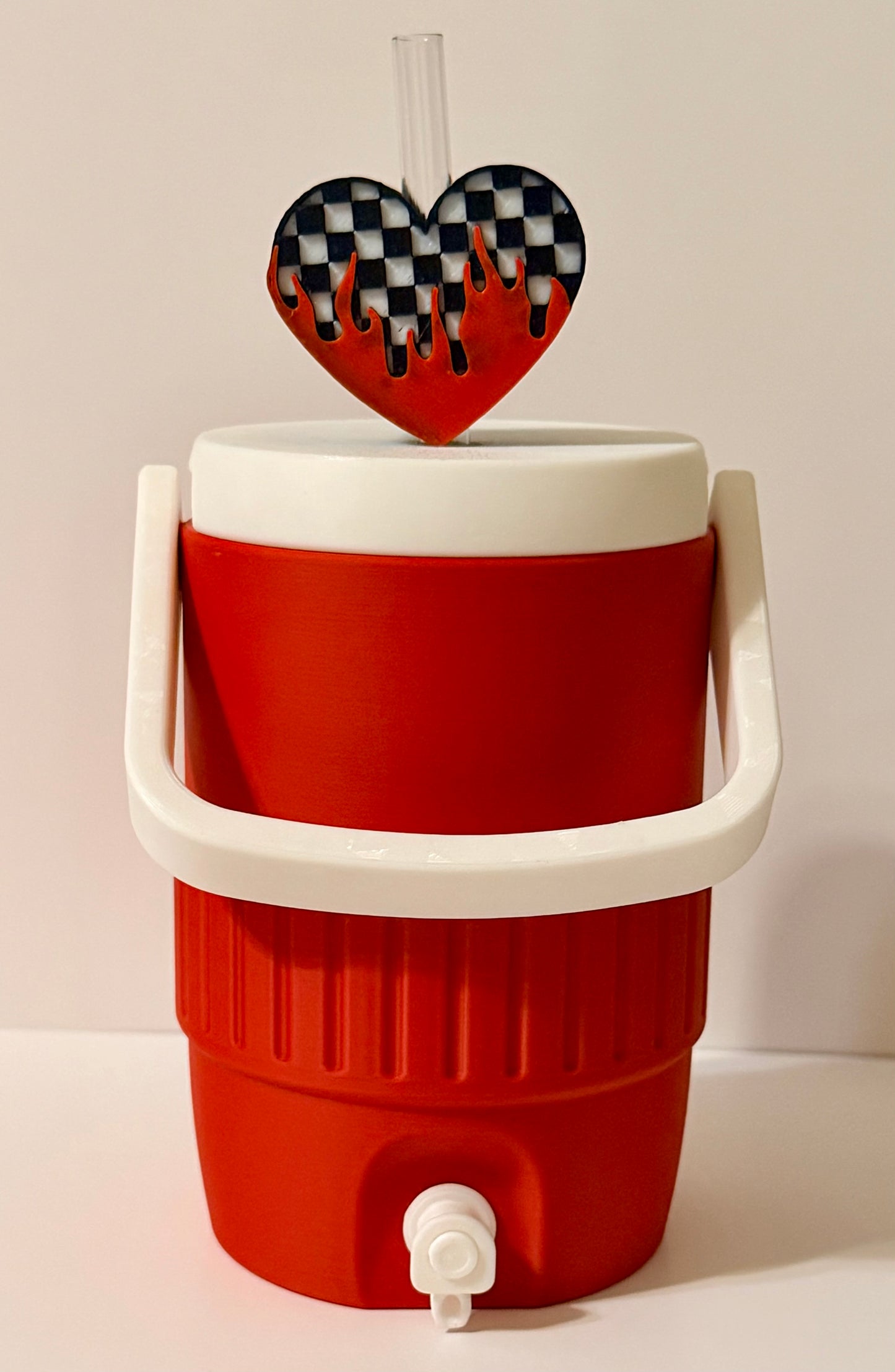 Can Cooler - Red & White