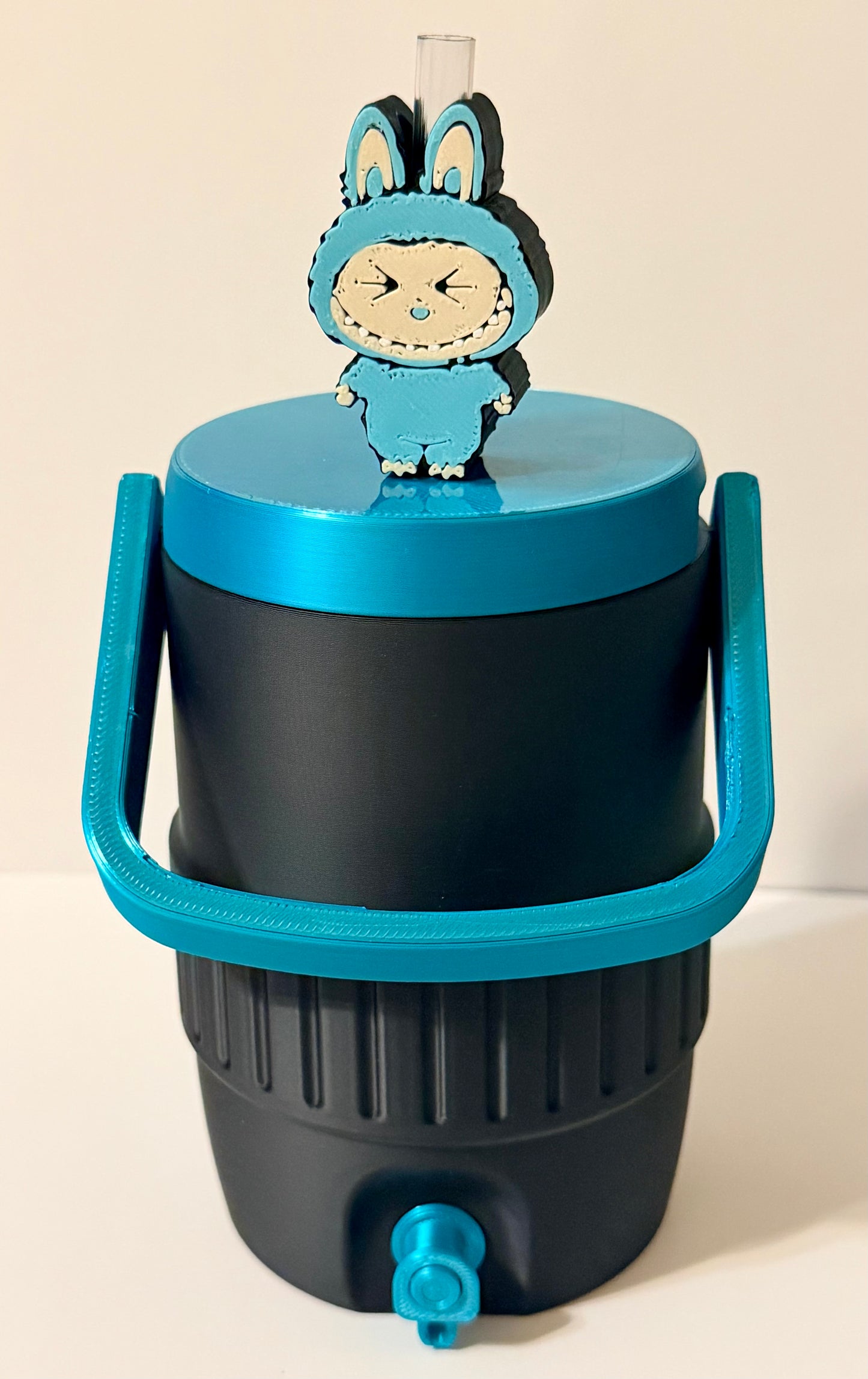 Can Cooler - Black & Teal