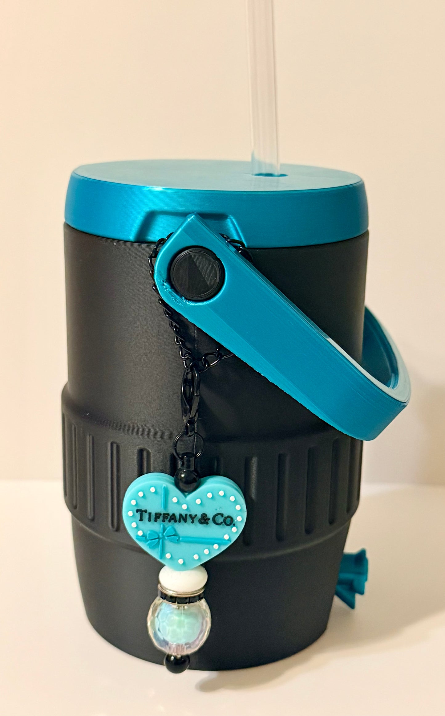 Can Cooler - Black & Teal