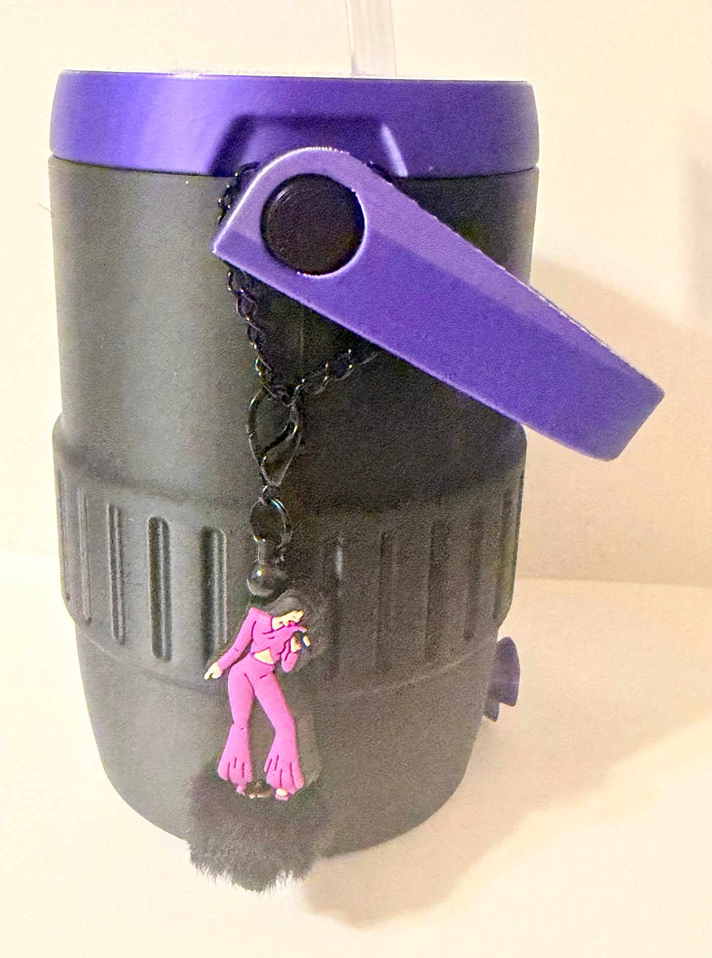 Can Cooler - Black & Purple