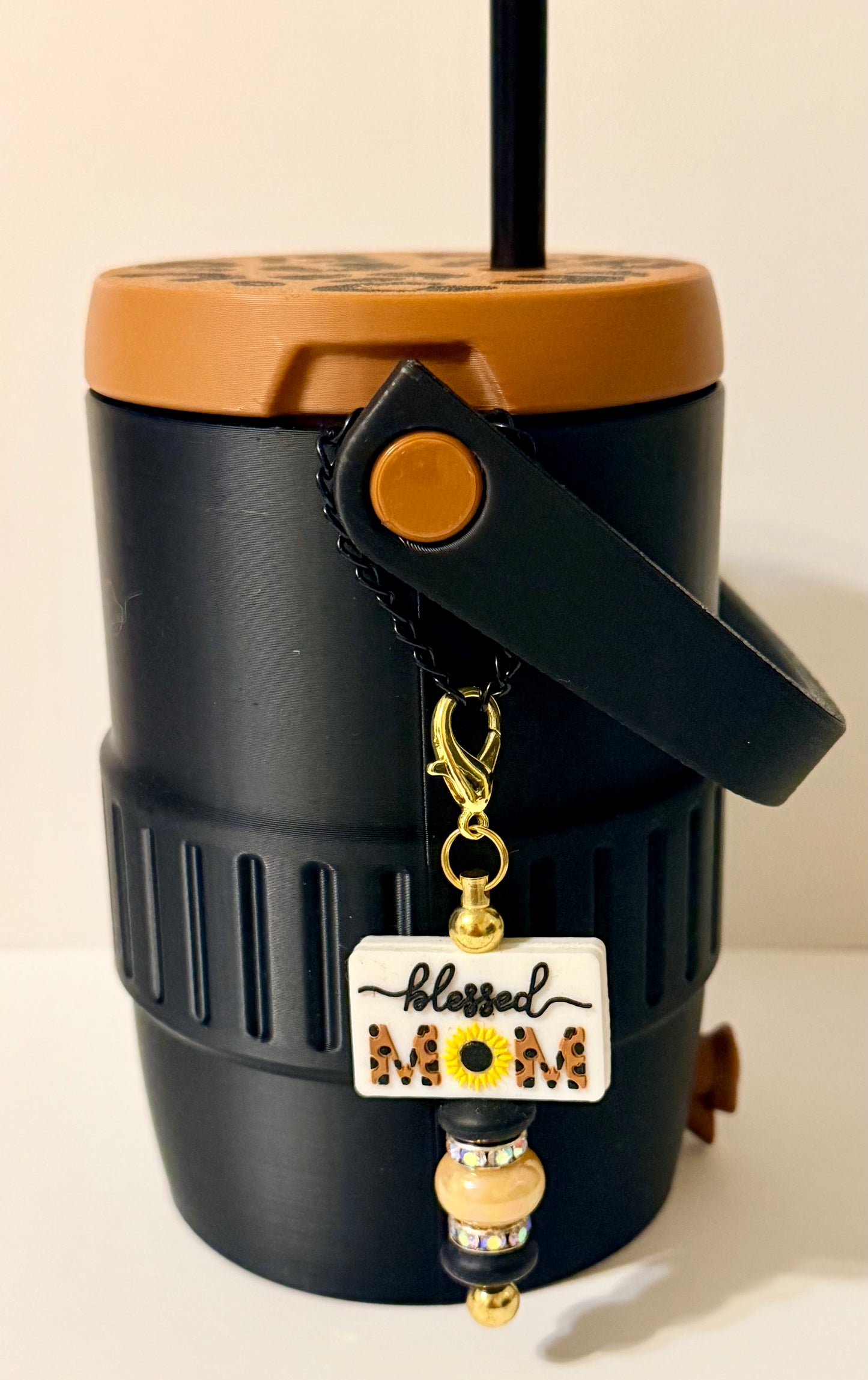 Can Cooler - Black Leopard