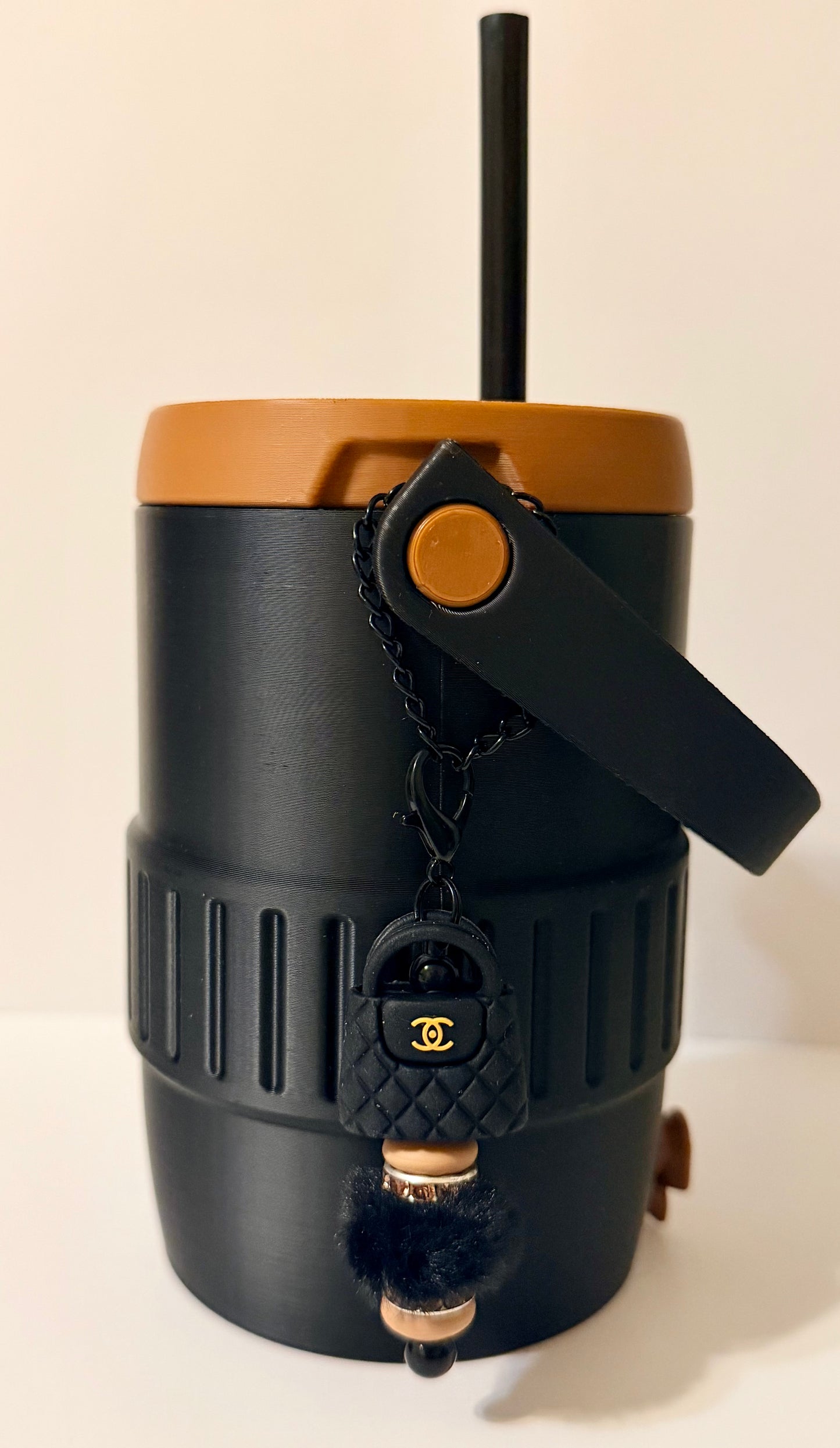 Can Cooler - Black Leopard