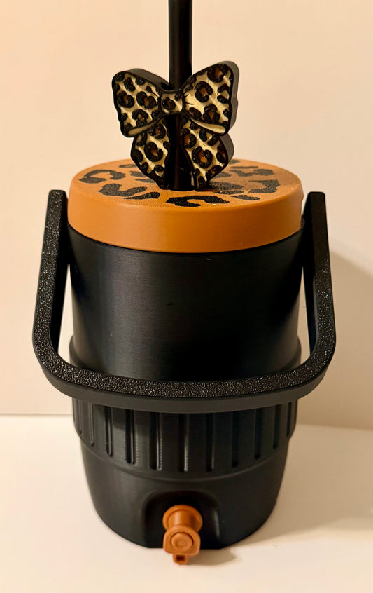 Can Cooler - Black Leopard