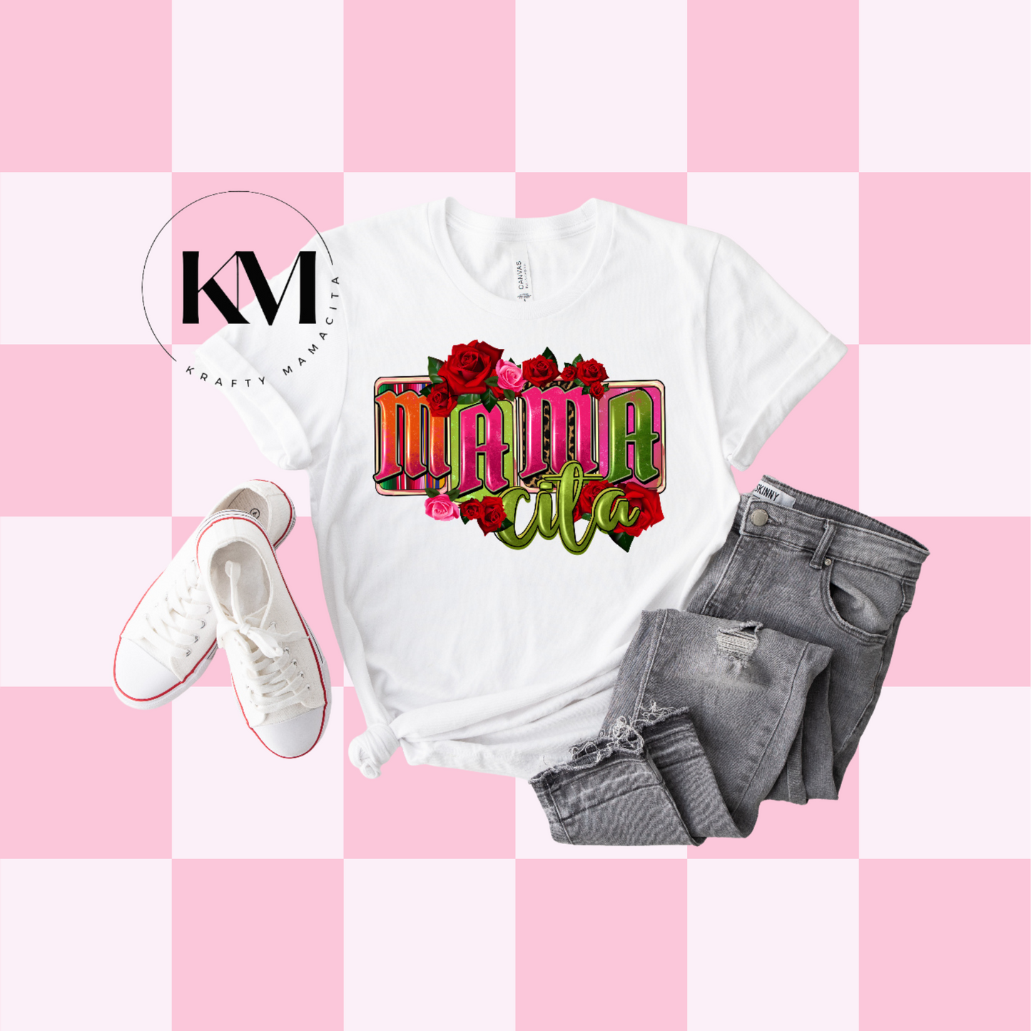 Mamacita Serape Rose Tee