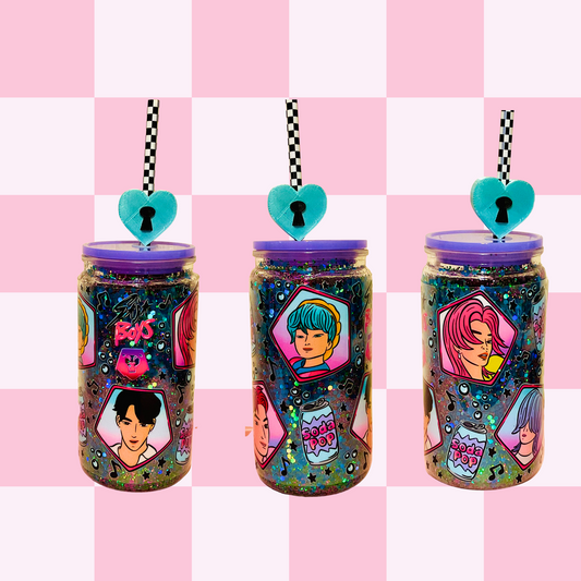 Kids - KPop Boys Snowglobe Tumbler