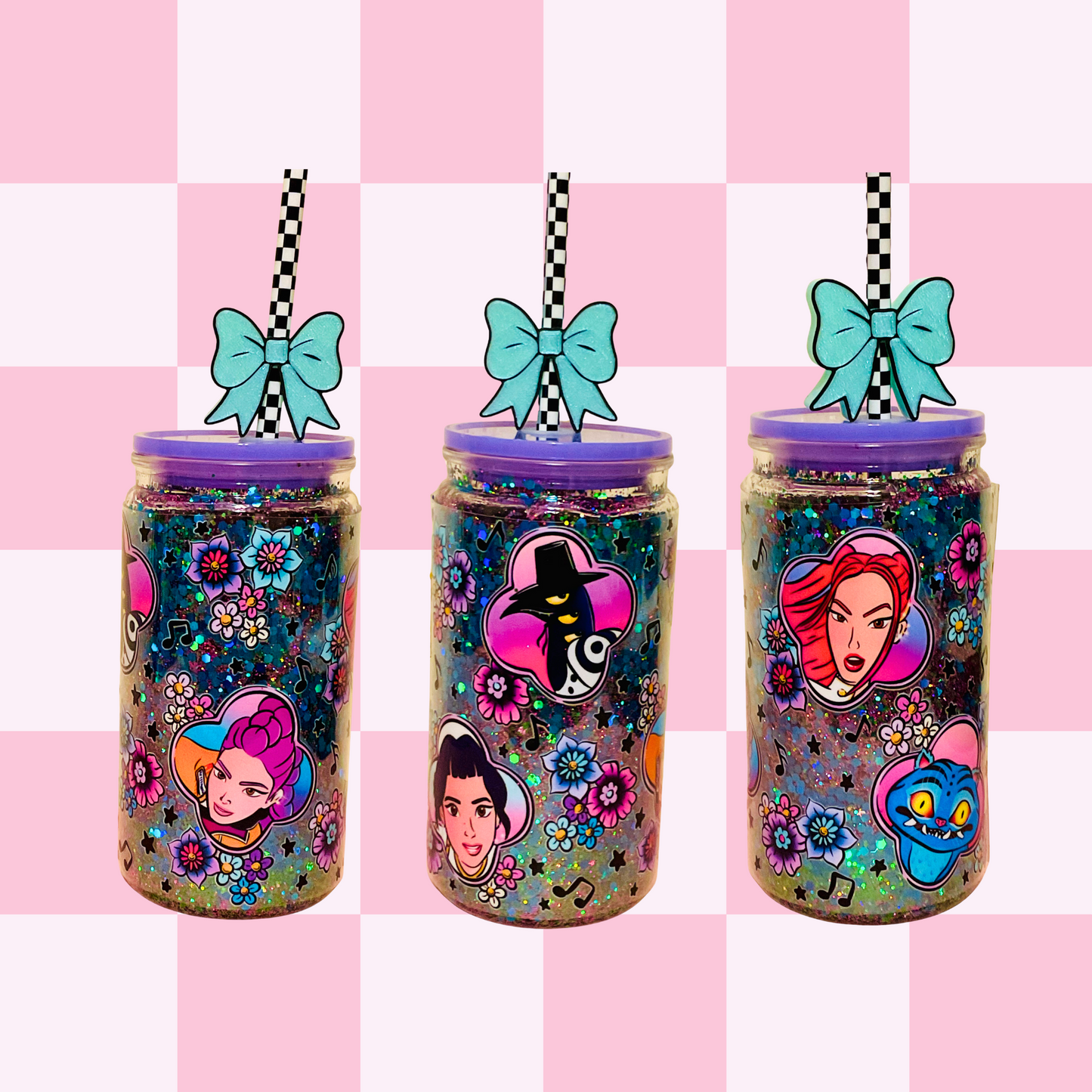Kids - KPop Huntrix Snowglobe Tumbler